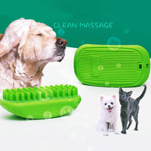 Load image into Gallery viewer, Pet Bath &amp; Massage Brush Comb with Soft Rubber Bristler for Short Hair
