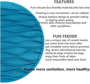 Pet Fun Slow Feeder Bowl Interactive Bloat Stop Eco-Friendly Durable Food Bowls