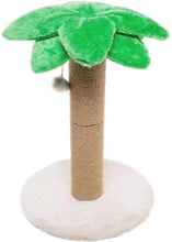 Load image into Gallery viewer, Small Cat Scratching Posts Kitty Coconut Tree-Cat Scratch Post for Cats and Kittens - Plush and Sisal Scratch Pole Cat Scratcher
