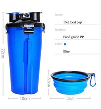 Load image into Gallery viewer, Pet Food Cups Water, Cup Feeding Dogs out Portable Dog Cups, Silicone Collapsible Water Bowl
