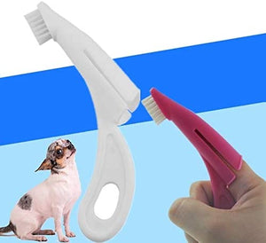Finger Toothbrush for Dogs Puppy Teeth Best Dental Care Cat Fingerbrush Dental Hygiene Teeth Grooming Brushes for Oral Cleaning