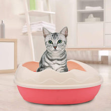 Load image into Gallery viewer, Cat Litter Box, Semi Closed Cat Litter Box with Scoop, Sifting Litter System Easy to Clean
