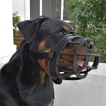 Load image into Gallery viewer, Dog Muzzle Basket, Soft Basket Muzzle for Medium Large Dogs, Best to Prevent Biting, Chewing and Barking Dog Mouth Cover
