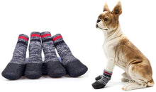 Load image into Gallery viewer, 4PCS/ Pair Anti-Slip Pet Socks Shoes Boots Warm Cotton Socks Paw Protector Dogs Puppies Cats Accessories
