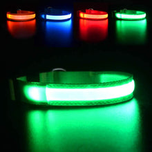 Load image into Gallery viewer, LED Dog Collar to Keep Your Dog Safe Money Back Guarantee High Quality Flashing Dog Collar with Extra Batteries
