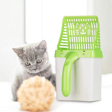 Load image into Gallery viewer, Cat Litter Sifter Scoop System with Litter Box
