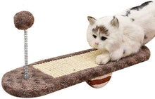 Load image into Gallery viewer, Cat Scratcher Toy with Ball, Interactive Durable Kitty Seesaw Scratching Pad, Pet Scratch Sofa Bed for Small Medium Cat
