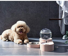 Load image into Gallery viewer, Pet Large Automatic Drinking Fountain and Food Bowl, Pet Water Dispenser with Mouth Separator
