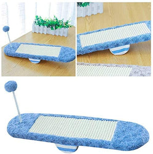 Cat Scratcher Toy with Ball, Interactive Durable Kitty Seesaw Scratching Pad, Pet Scratch Sofa Bed for Small Medium Cat