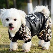 Load image into Gallery viewer, Dog Winter Coat Jumpsuit Windproof Pet Puppy Jacket Camouflage Warm Coats for Small Dogs
