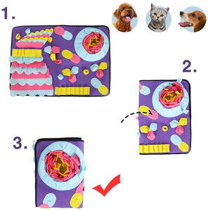 Snuffle Mats Dog Snuffle Mat Pet Snuffle Mat Fun Training Toy Great for Slow Feeding and Releasing Pressure Dog Activity Mat Interactive Food Puzzle
