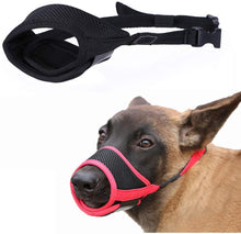 Load image into Gallery viewer, Nylon Dog Muzzle - Anti-Biting Barking Secure Fit Dog Muzzle - Mesh Breathable Dog Mouth Cover for Small Medium Large Dogs
