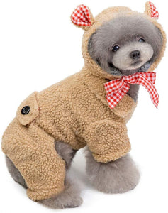 Sweater for Small Dogs, Pet Hoodie Coat Clothes Dog Pet Clothing Winter Autumn Fit for Puppy Dog Teddy Four Leg Costume