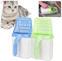 Load image into Gallery viewer, Cat Litter Sifter Scoop System with Litter Box
