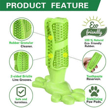 Load image into Gallery viewer, Dogs Toothbrush Stick Effective Dental Oral Care Brushing Nontoxic Natural Rubber Bite Resistant Dog Chew Toys

