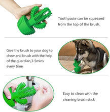 Load image into Gallery viewer, Dog Toothbrush Stick-Puppy Dental Care Brushing Stick Effective Doggy Teeth Cleaning Massager Natural Rubber Bite Resistant Chew Toys

