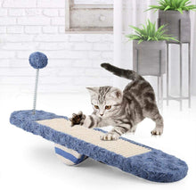 Load image into Gallery viewer, Cat Scratcher Toy with Ball, Interactive Durable Kitty Seesaw Scratching Pad, Pet Scratch Sofa Bed for Small Medium Cat

