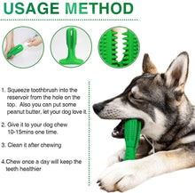 Load image into Gallery viewer, Dog Toothbrush, Rubber Stick Doggy Chew Toy, Puppy Dental Care Teeth Cleaning Massager for Small Medium Dogs

