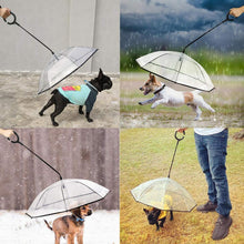 Load image into Gallery viewer, Dog Umbrella - Adjustable Pet Dog Umbrella with Leash for Small Pets (Upgraded Flexible Handle)
