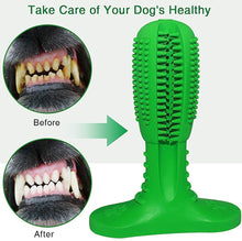 Load image into Gallery viewer, Dog Toothbrush, Rubber Stick Doggy Chew Toy, Puppy Dental Care Teeth Cleaning Massager for Small Medium Dogs
