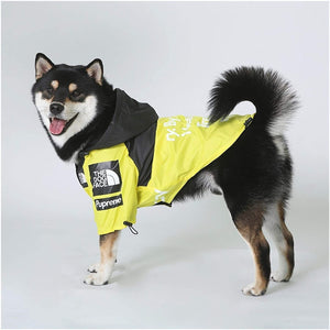 Dog Raincoat Rain Jacket Waterproof Winter Clothes Windproof Dog Jacket Fashion Pet Clothing for Medium Large Dogs
