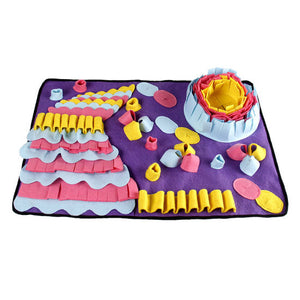 Snuffle Mats Dog Snuffle Mat Pet Snuffle Mat Fun Training Toy Great for Slow Feeding and Releasing Pressure Dog Activity Mat Interactive Food Puzzle