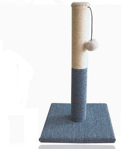 20.5'' Tall Cat Scratching Post, Cat Claw Scratcher with Hanging Ball, Durable Cat Furniture with Sisal Rope