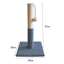 Load image into Gallery viewer, 20.5&#39;&#39; Tall Cat Scratching Post, Cat Claw Scratcher with Hanging Ball, Durable Cat Furniture with Sisal Rope
