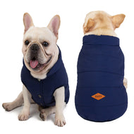 Windproof Dog Winter Coat Waterproof Dog Jacket Warm Dog Vest Cold Weather Pet Apparel with 2 Layers Fleece Lined for Small Medium Large Dogs