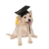 Graduation Hat Pet Accessories Black Graduation Hat with Adjustable Rope Design Pet Costume Hat