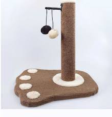 Foot Design Cat Tree Sisal Column Wear-Resistant Pet Activity Center Provide Rest Play Cat Tree Tower Easy to Install